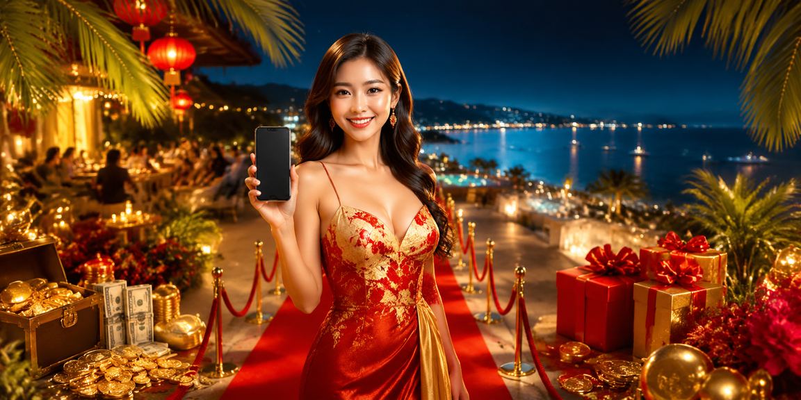 Không khí lễ hội Tết tại Phú Quốc với người dùng nhận cashback VIP từ qi2 trên điện thoại